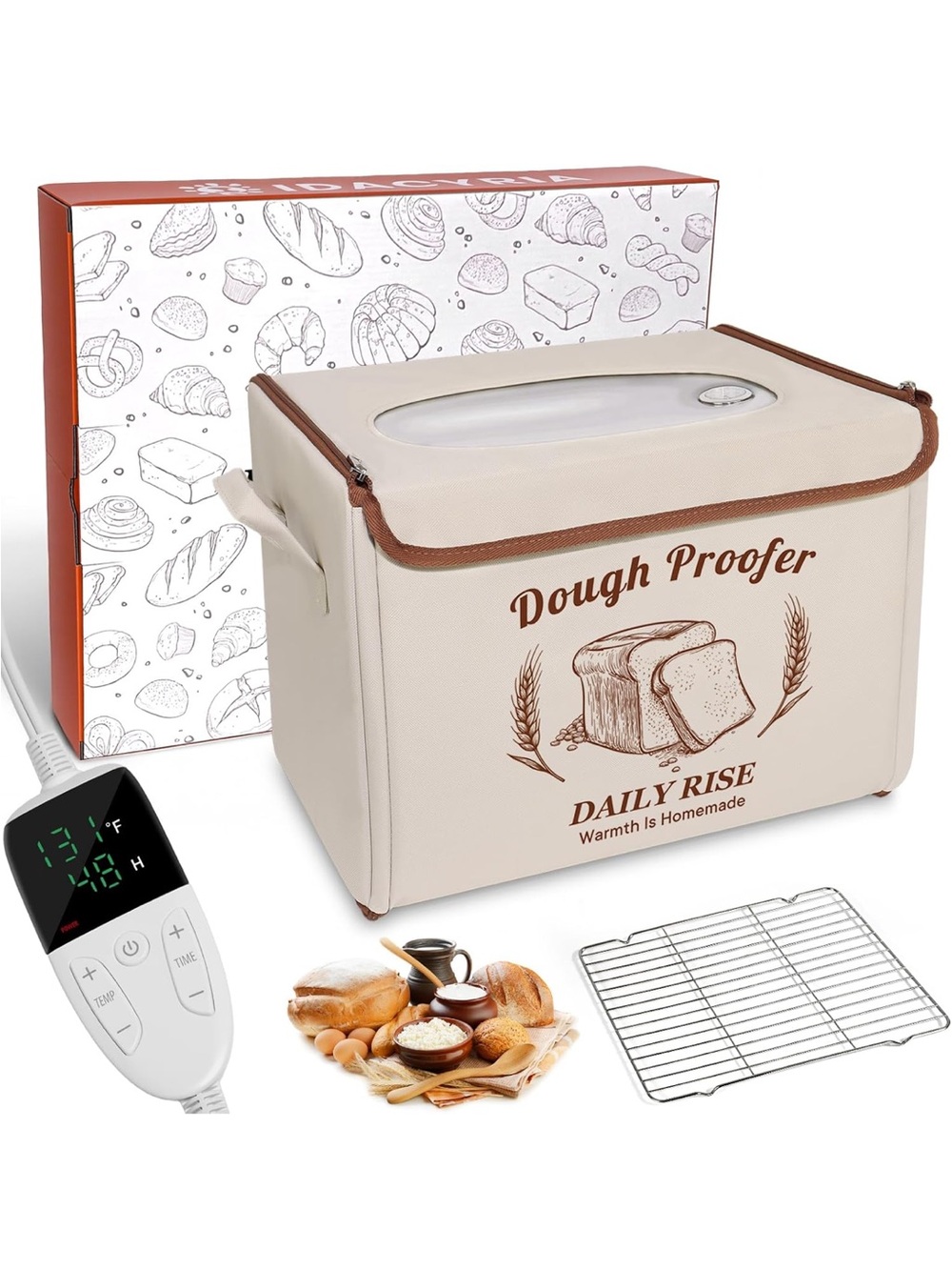 New Open Box Large Folding Bread Proofing Box - Foldable Dough Proofer Boxs